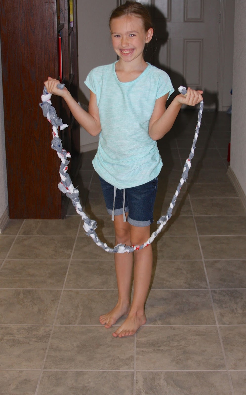 A Learning Journey DIY Plastic Bag Jump Rope