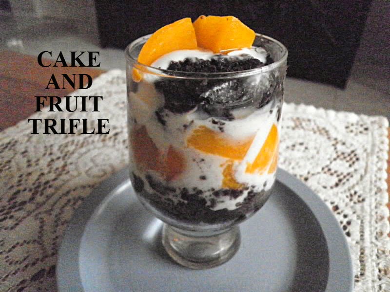 Cake & Fruit Trifle