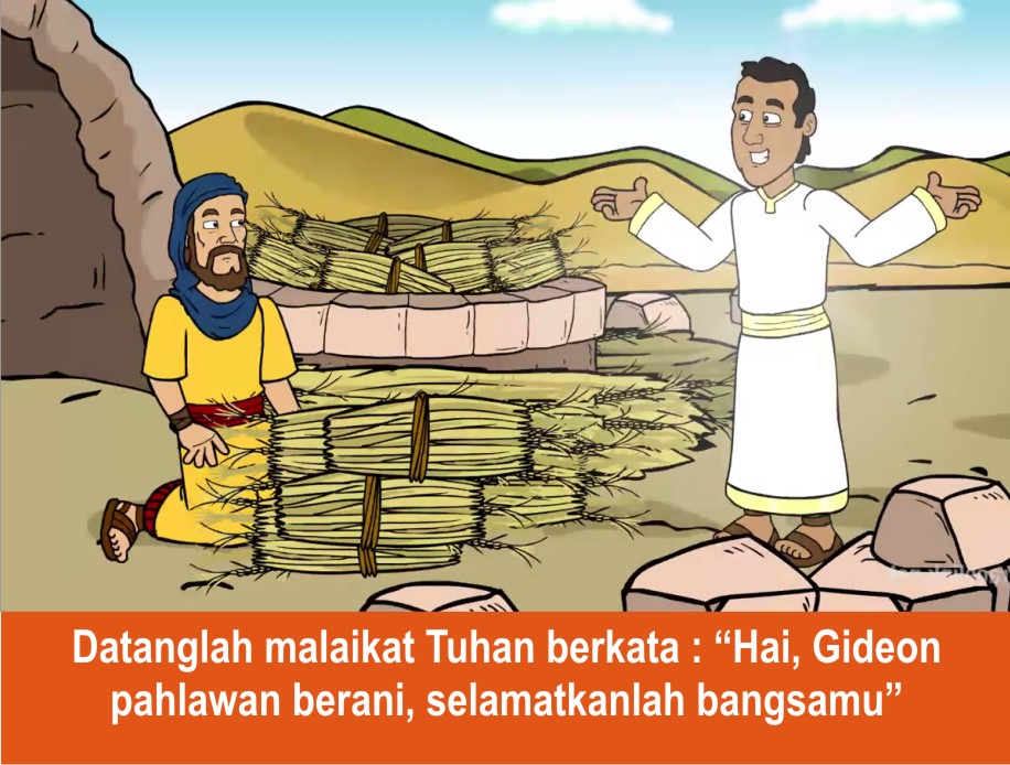 Komik Alkitab Anak: Tuhan Memanggil Gideon
