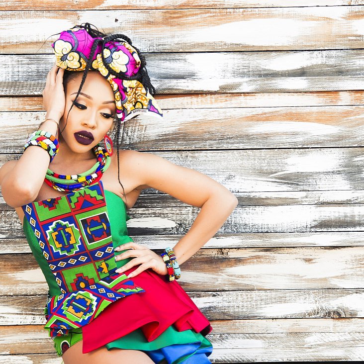 6 Pics of Thando Thabethe in flames.