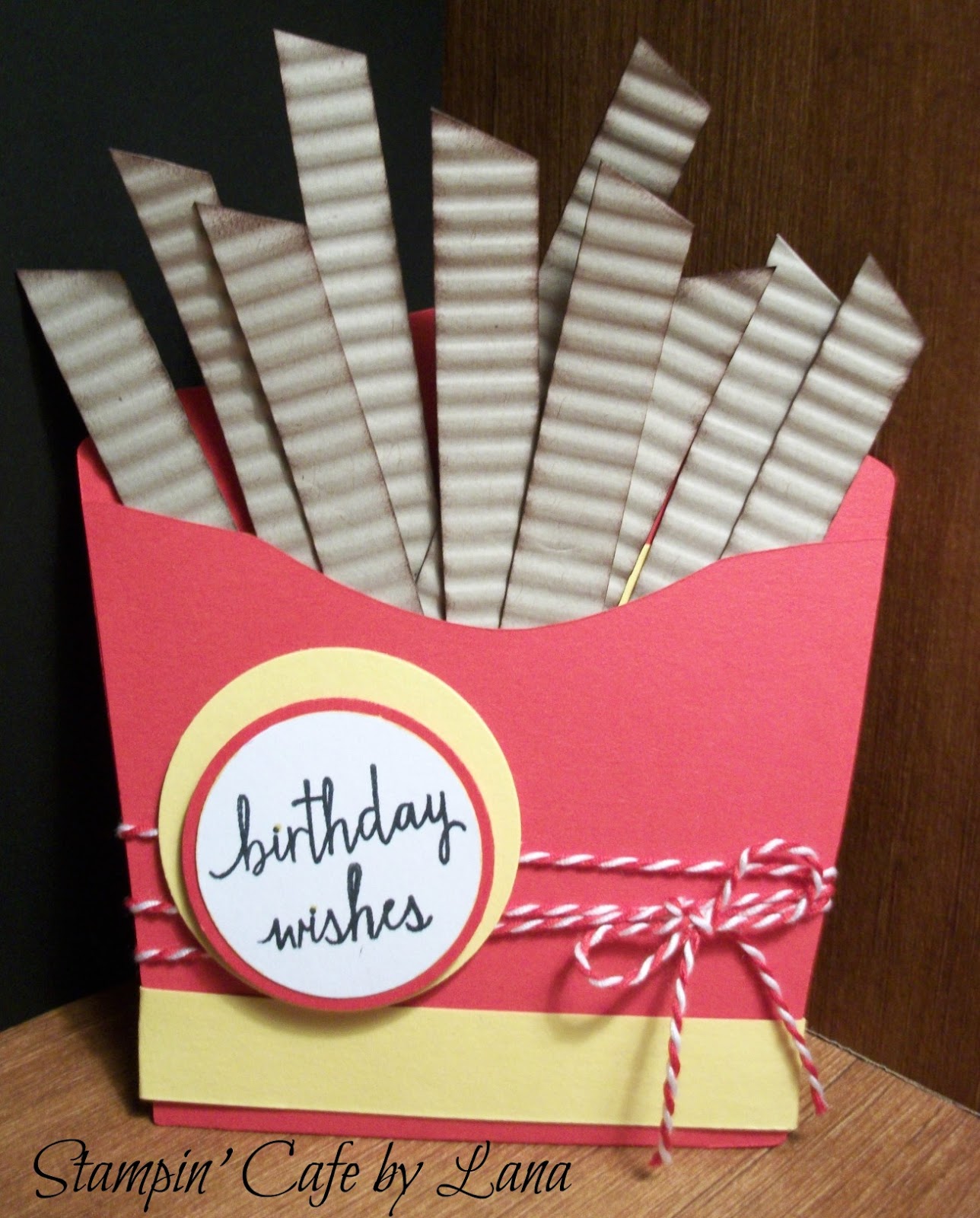 Stampin' Cafe by Lana Fry Box Gift Card Holder