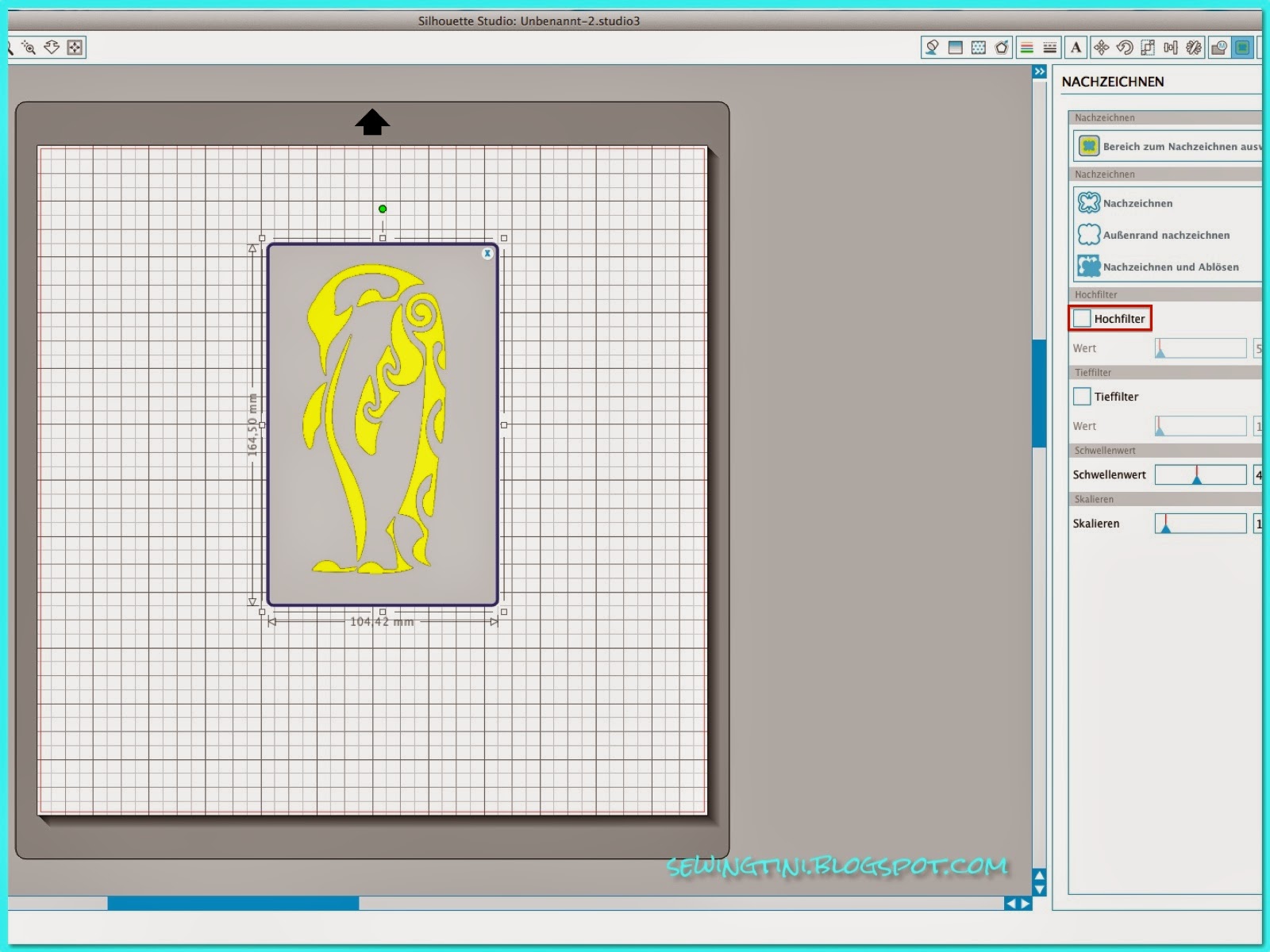 Tinis Plotter-Tutorials - Folge 4 - das Nachzeichnen
