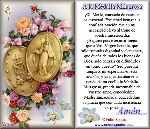 Nuestra Señora de la Medalla Milagrosa - Virgen Santa Maria