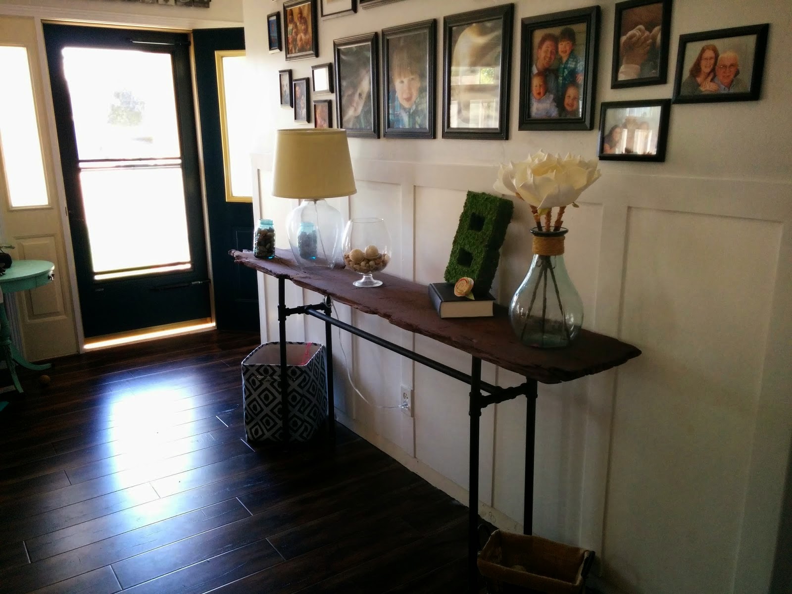http://www.ourhousenowahome.com/2014/07/diy-industrialrustic-console-table.html