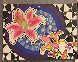 organic geometric shapes 2d visual assignment dominance between