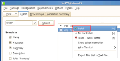 Using Remote Desktop Connection (RDP) to connect to SLES11 SP2 HANA MAterial and Certifications
