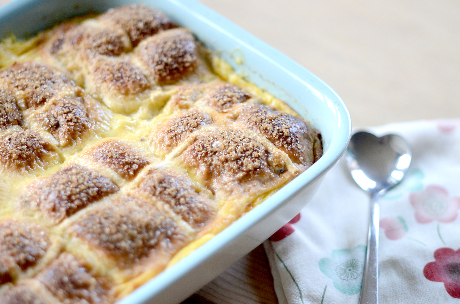 Yasmin Limbert HOT CROSS BREAD & BUTTER PUDDING