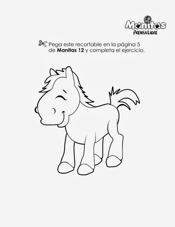 Imágenes de animales y frutas para colorear