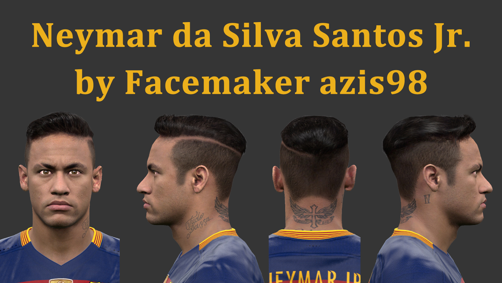 PES-MODIF: PES 2016 Neymar da Silva Santos Jr. Face by 