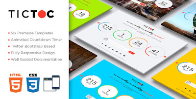 tictoc v1 2 coming soon countdown template free html templates