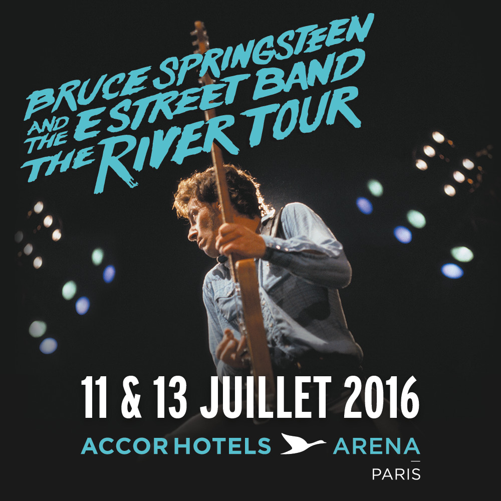 ROCKERPARIS Bruce Springsteen & The E Street band Paris Bercy, July