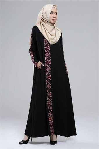 model abaya batik terbaru model abaya batik terbaru