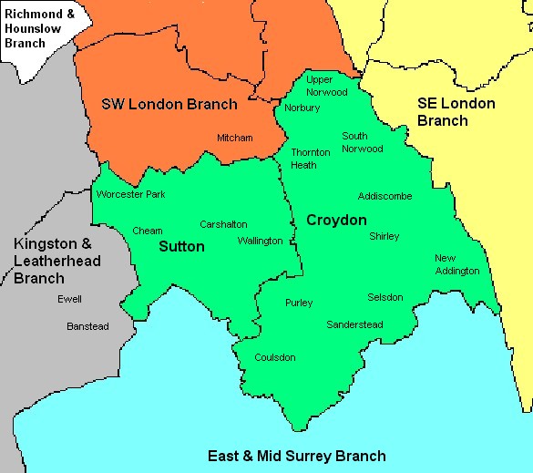 Sutton Map Region Political Map Of London Political Regional sutton-map-region-political-map-of-london-political-regional