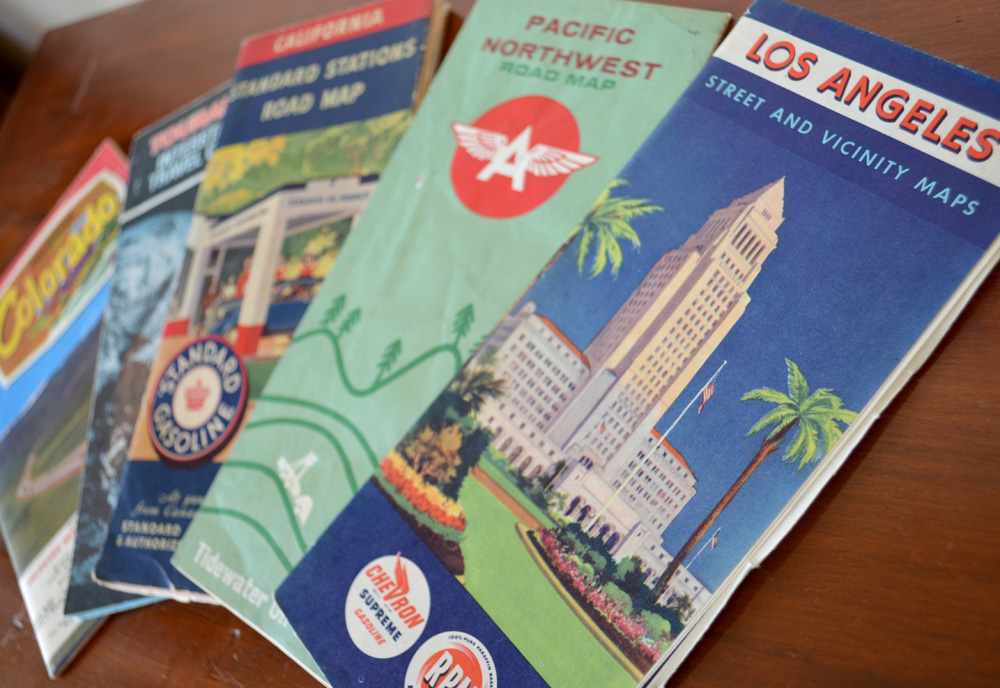 The Copycat Collector COLLECTION 166 Vintage Road Maps