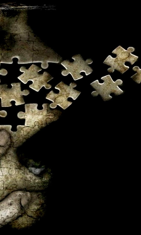 Walls4Joy Puzzle face wind blowing away pieces high quality