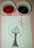 sketsa pohon siap diwarnai