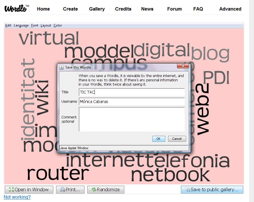 TIC TAC WORDLE Un món de paraules
