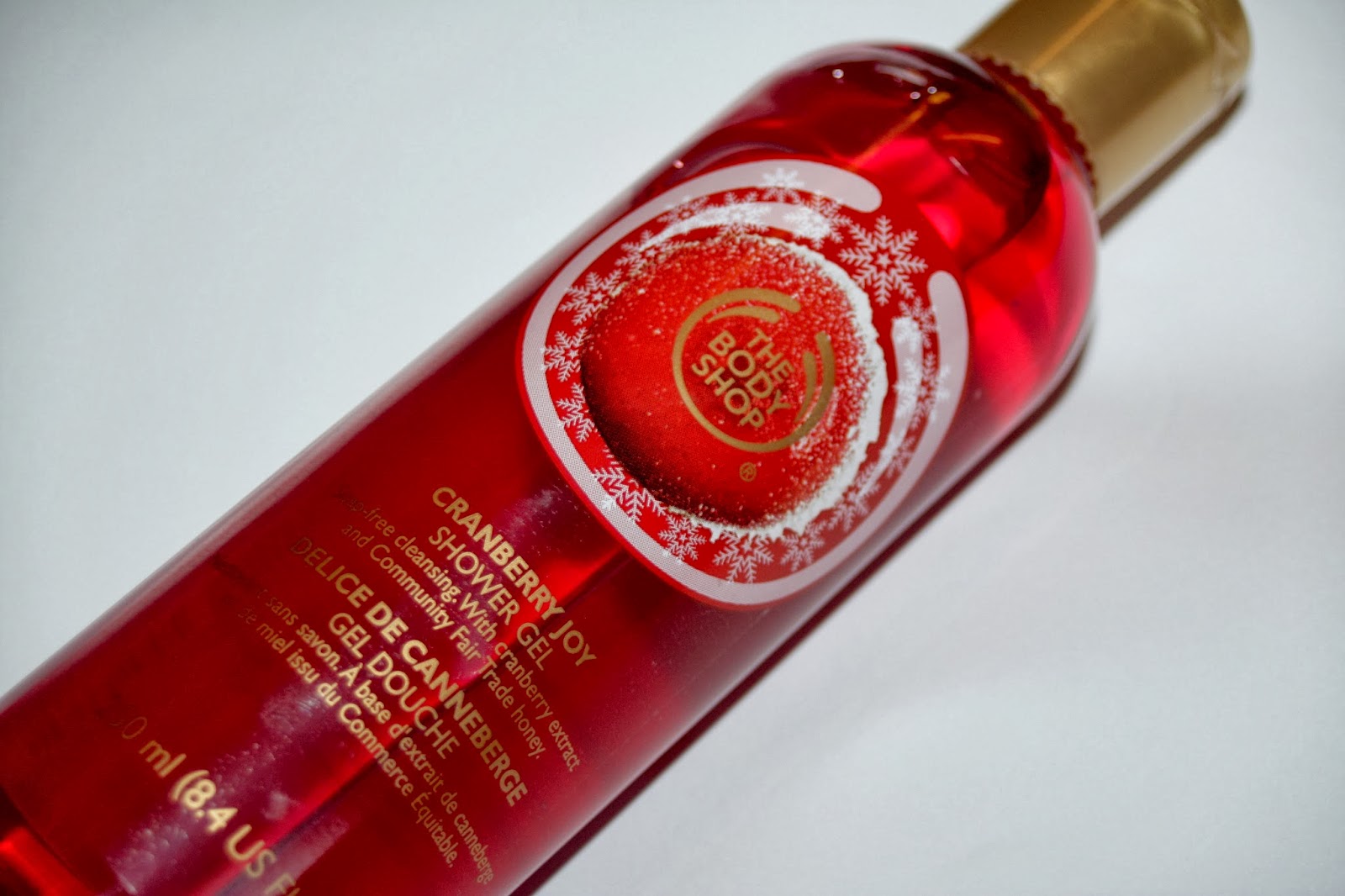 Makeup by Linoa The Body Shop Cranberry Joy, le plus délicieux gel douche au cranberry