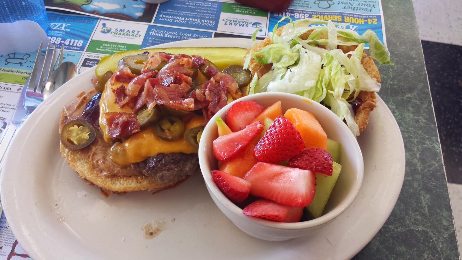 Quazmoz IT and Health Peanut Butter Jelly Burger