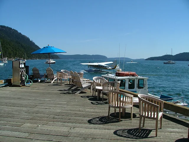 Rosario Resort float at Orcas Island