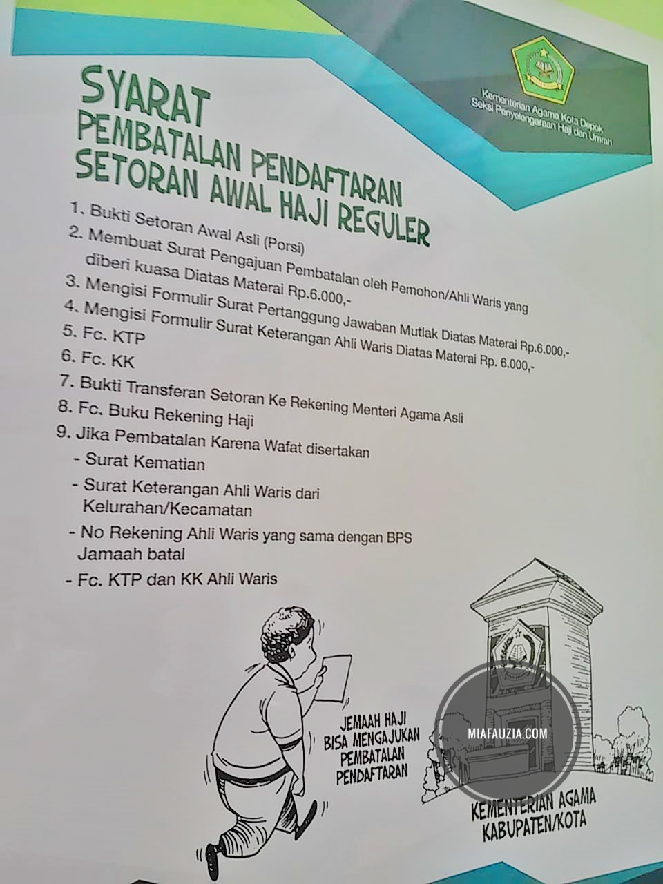 Cara Daftar Haji Reguler Di Kota Depok