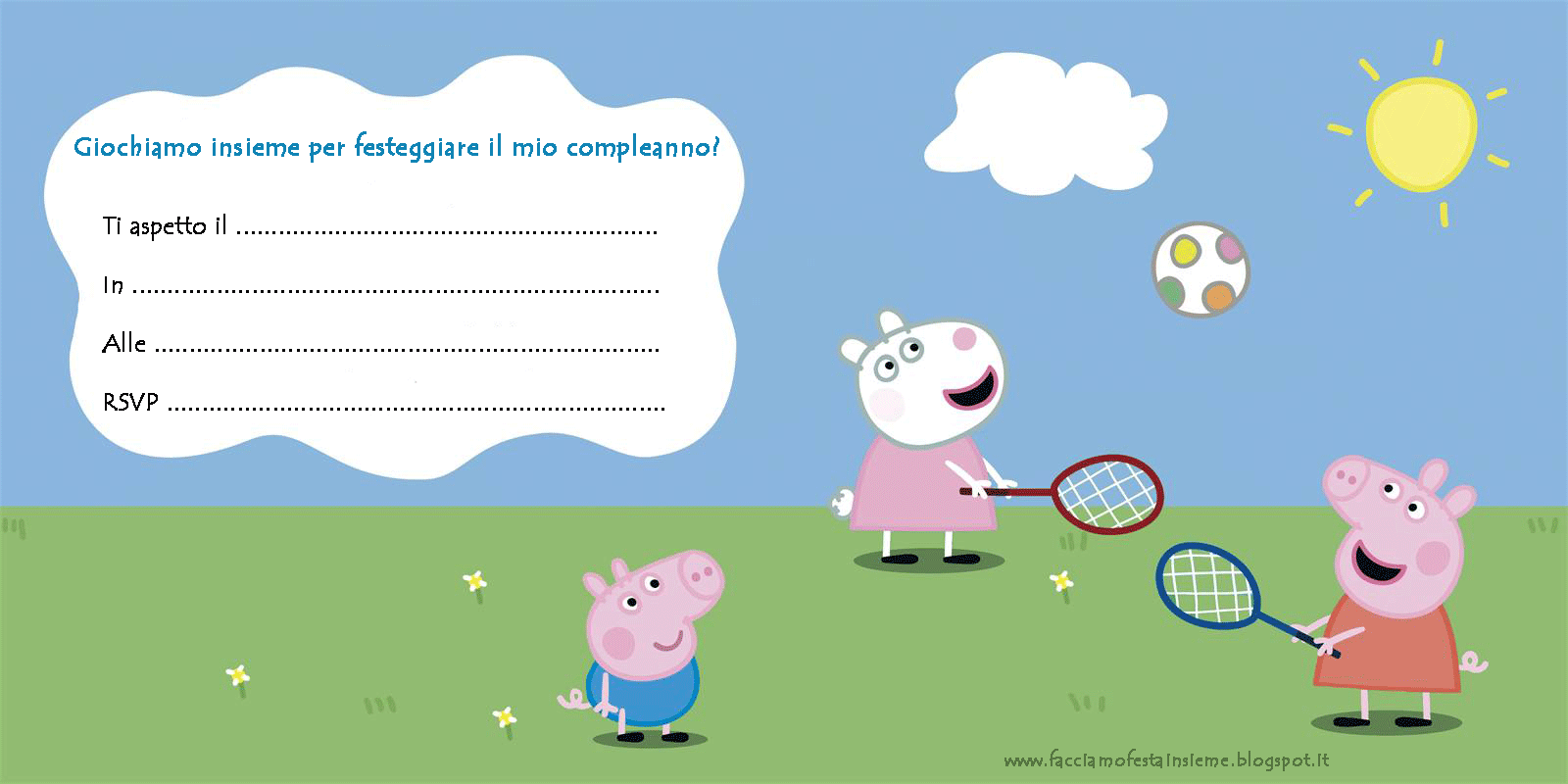 Immagini Da Colorare Per Bambini Peppa Pig