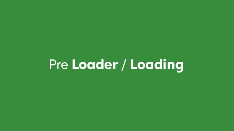 Blogger Pre Loader / Loading