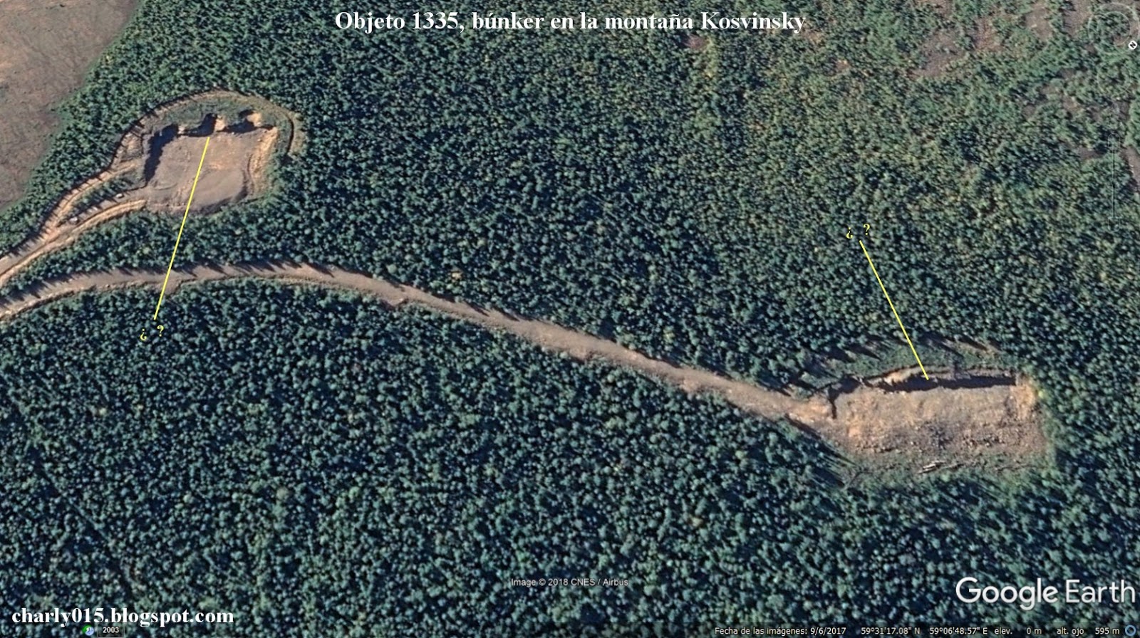 Análisis Militares Objeto 1335, el búnker en la montaña Kosvinsky