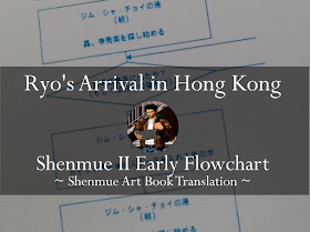 Ryo's Arrival in Hong Kong: Shenmue II Early Flowchart