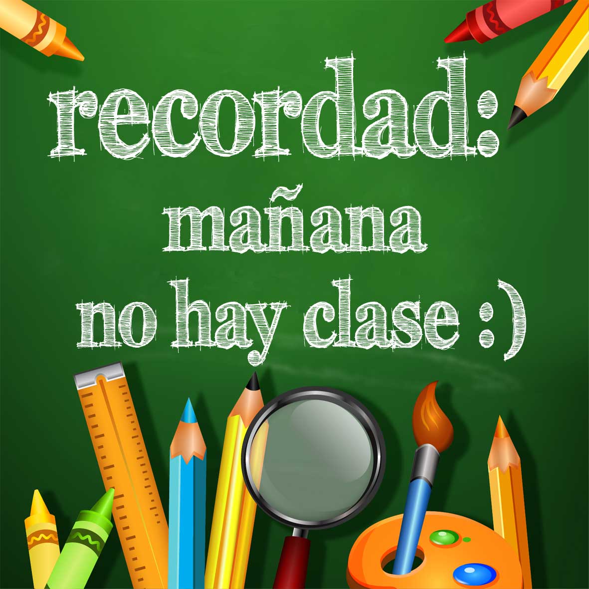 El País de la Alegría Mañana no hay clase El País de la Alegría Mañana no hay clase