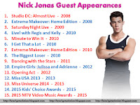 nick jonas movie list, concert, songs, 149311, image, extreme makeover home edition, minute to win it, opening act, miss universe 2014