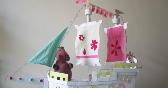 Reciclar Cartón haciendo barcos pequeños. | Quiero más diseño