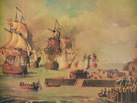 The Battle of Cartagena by Luis Fernández Gordillo