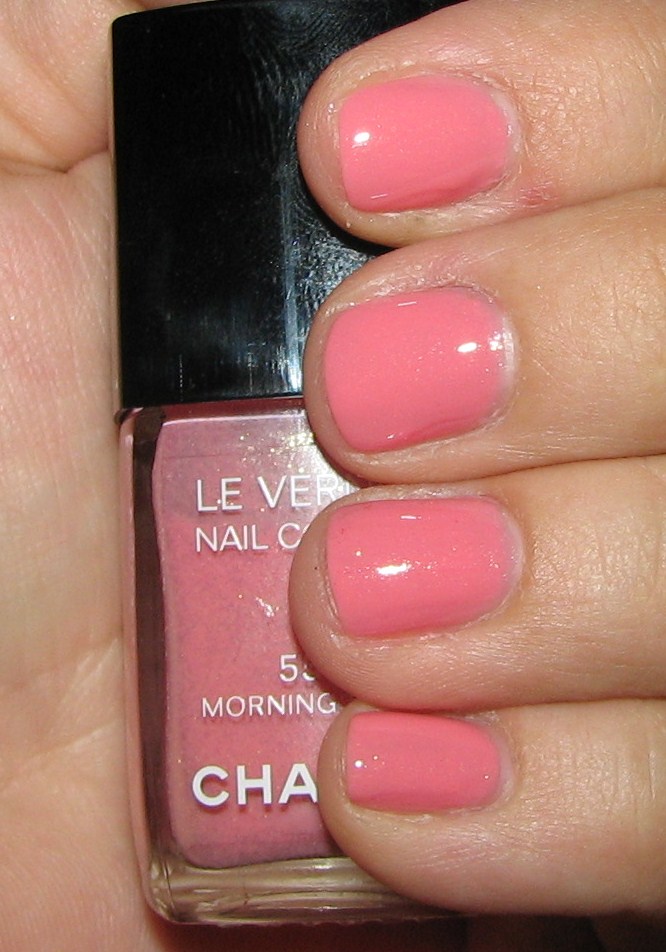 Unødvendig Finde på terrorisme Chanel MORNING ROSE 557 Nail Colour Swatches & Review - Blushing Noir