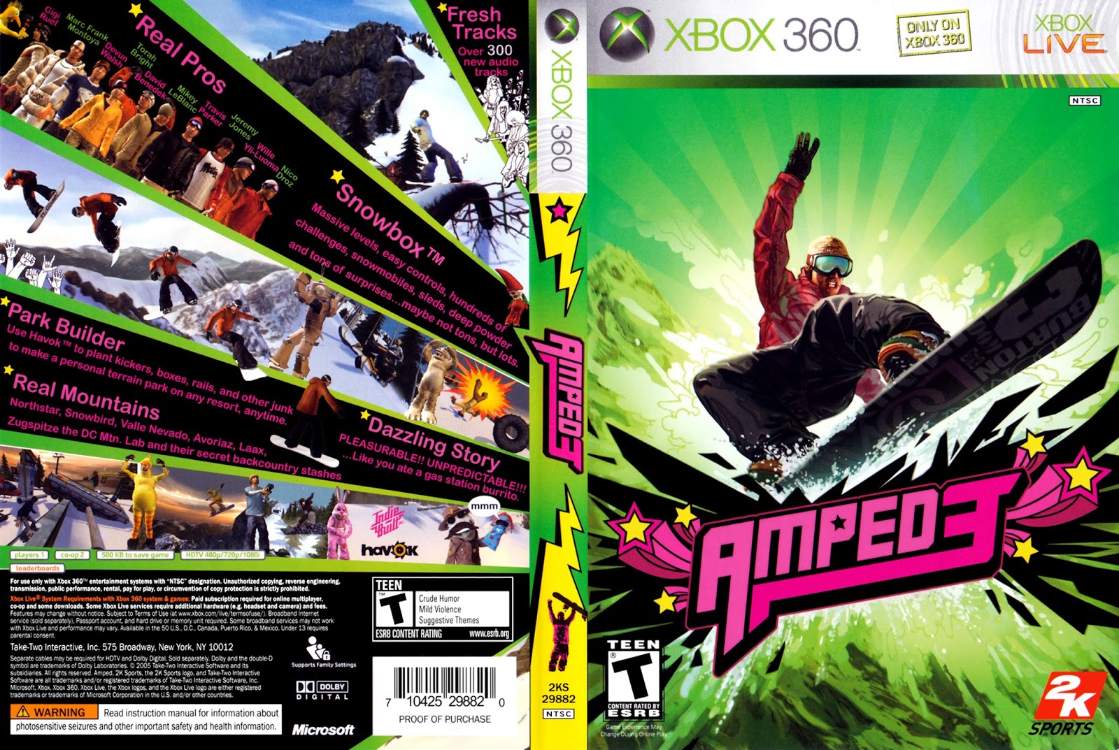 Amped 3 (Cover 2005) Capa Xbox 360 Giga In Games