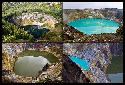Danau Tiga Warna ( Danau Kelimutu )