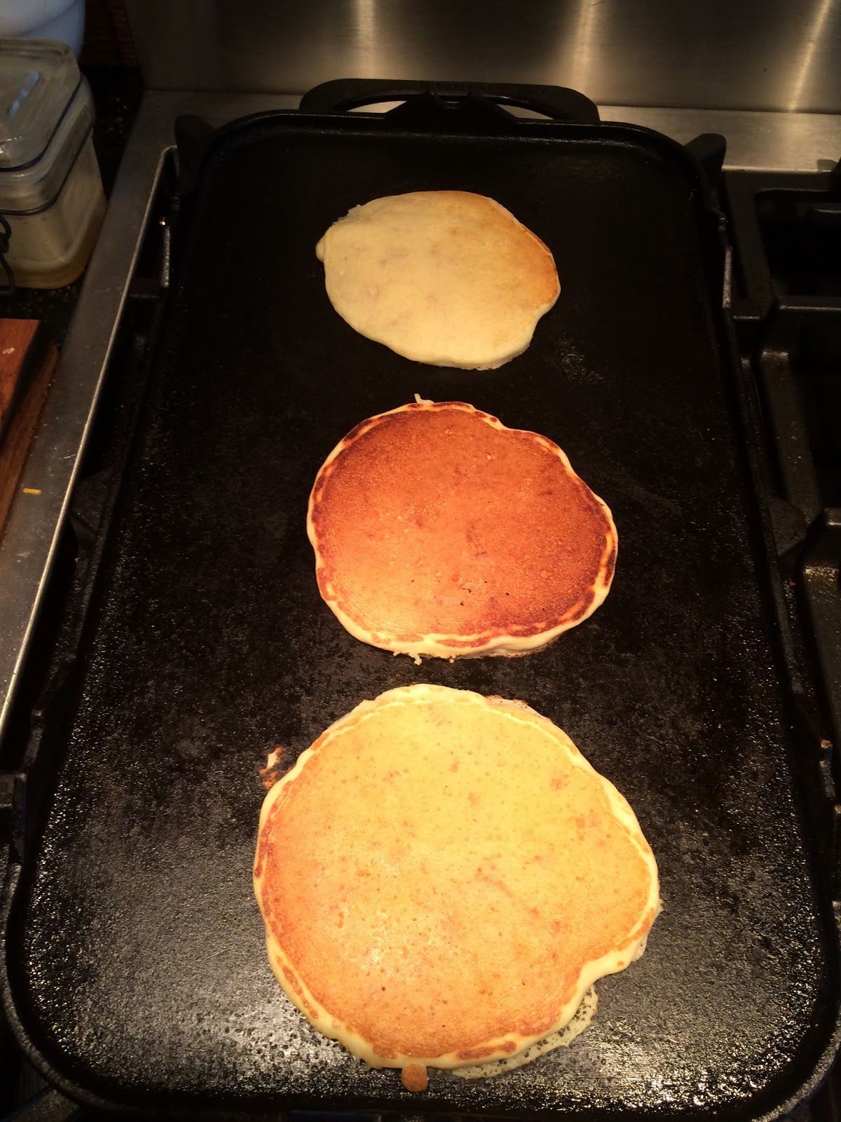 Cooking with Barry & Meta Granola Pancakes with fruit topping