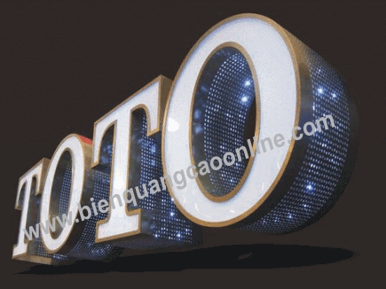 thiết kế và thi công biển hộp đèn,