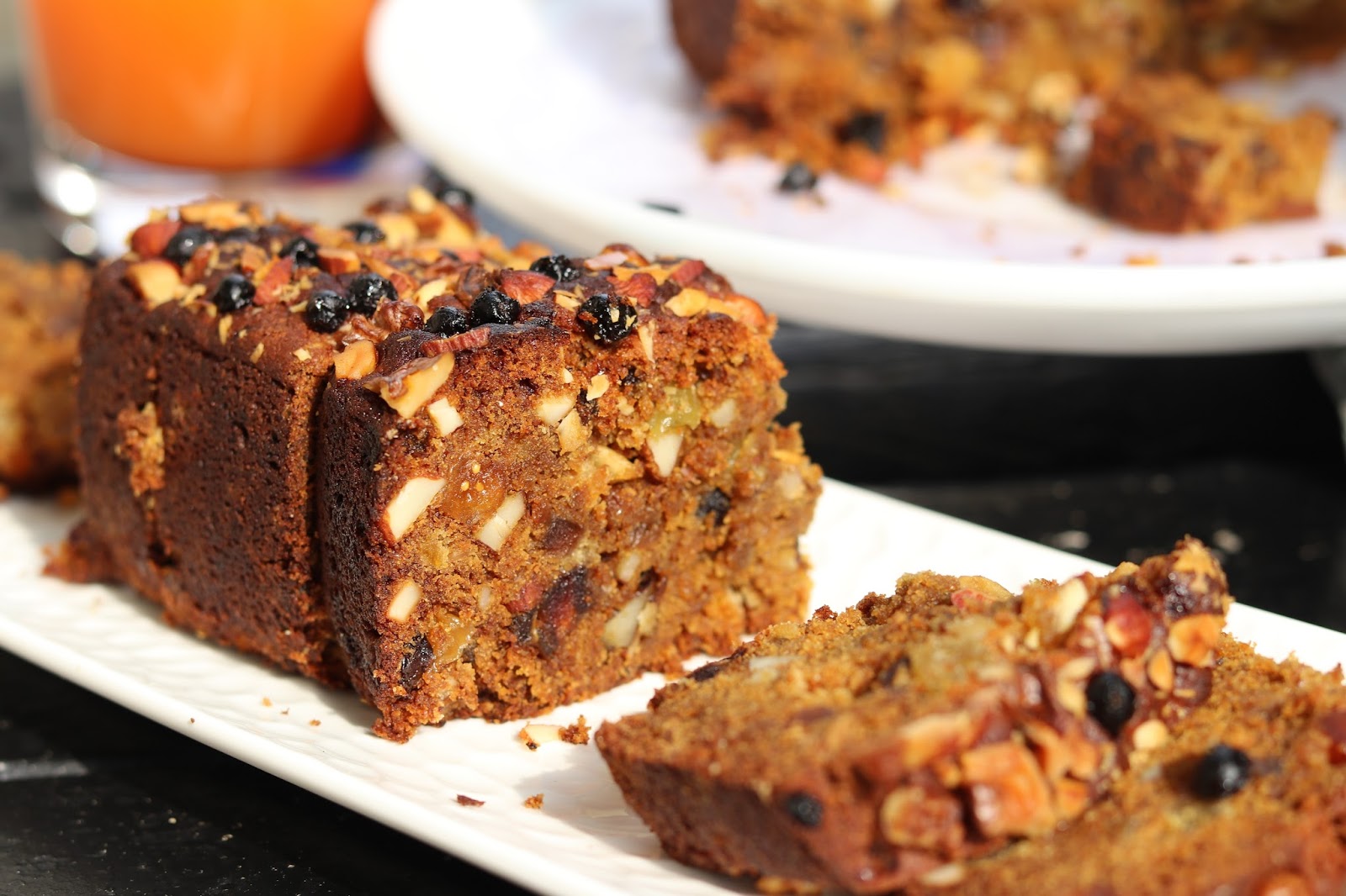 Eggless Whole Wheat Jaggery Fruit Cake | Christmas Cake ~ Healthy Kadai
