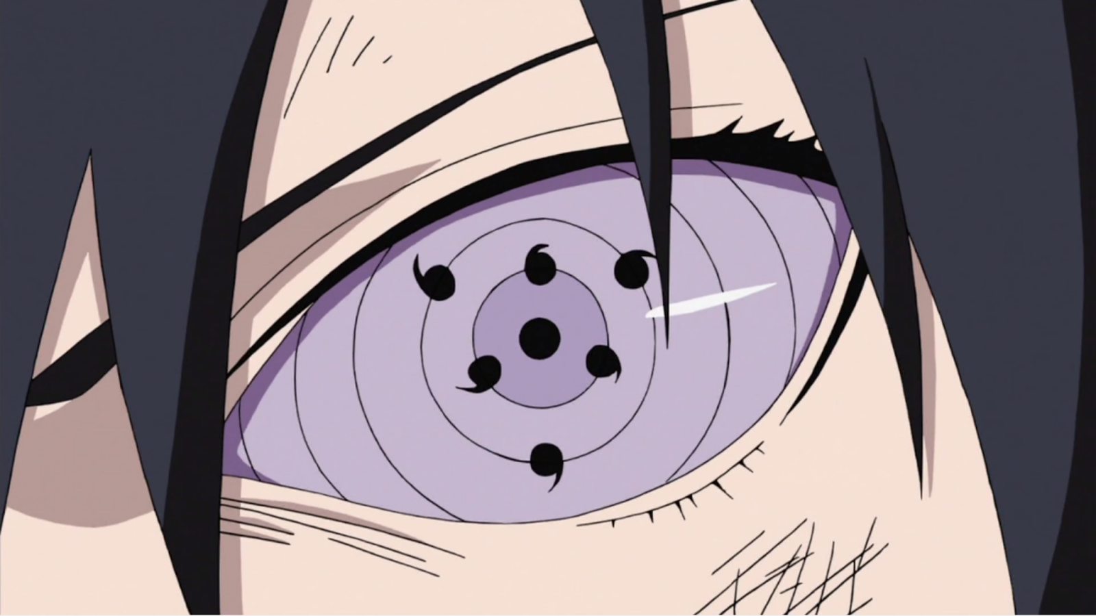 Cara Menggambar Mata Rinnegan Sharingan Uchiha Sasuke