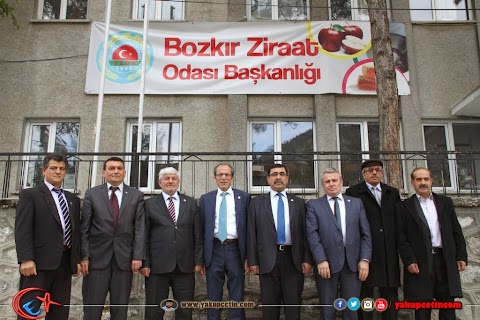 TZOB Mustafa Hepokur ve Bölge Oda Başkanlarından Ziyaret