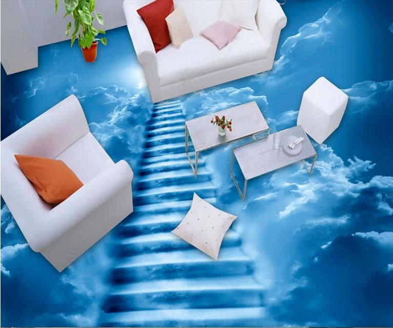 Realistic 3D flooring murals and 3D epoxy floor painting