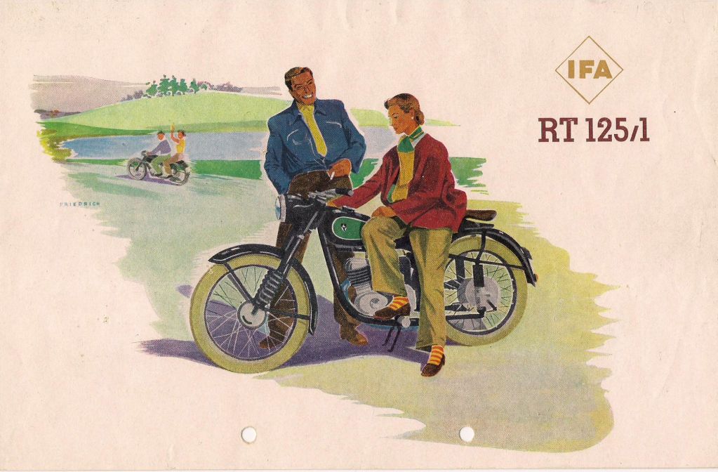 Ifa 125 Bsa Bantam Blog!: IFA RT125 1953