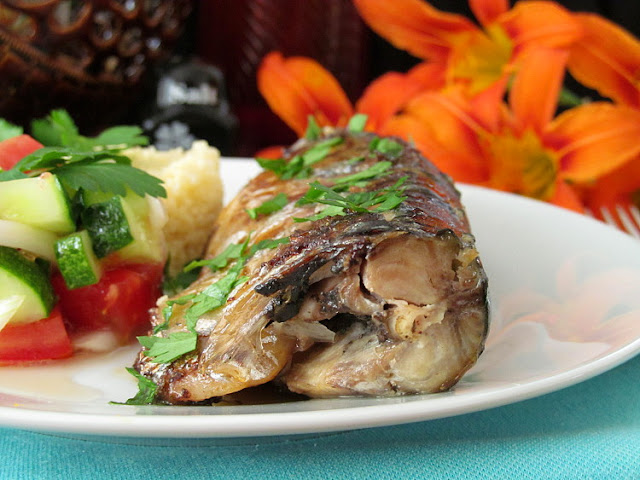 Скумбрия маринованно-жаренная (Очееенььь вкусная!!!)