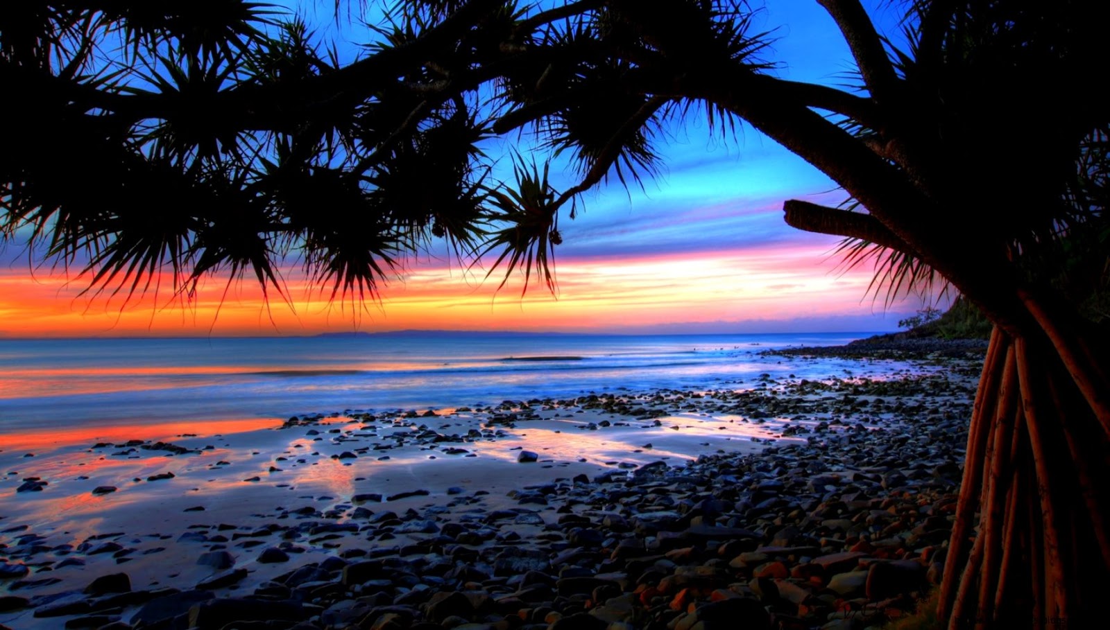 Windows 8 Desktop Wallpaper Beach Sunset