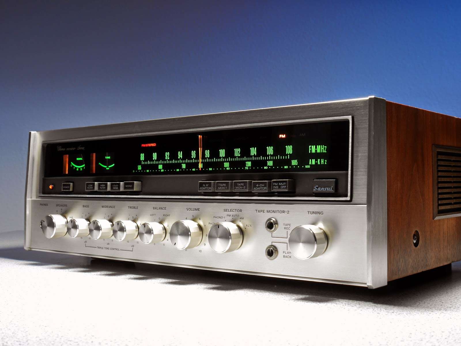 Golden Age Of Audio: Sansui Seven Stereo Receiver Golden Age Of Audio: Sansui Seven Stereo Receiver