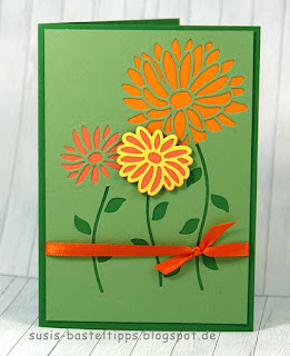 Bigshot framelits Blumenkreation: Tipp für die Stanze von Stampin' Up! Bigshot framelits Blumenkreation: Tipp für die Stanze von Stampin' Up!