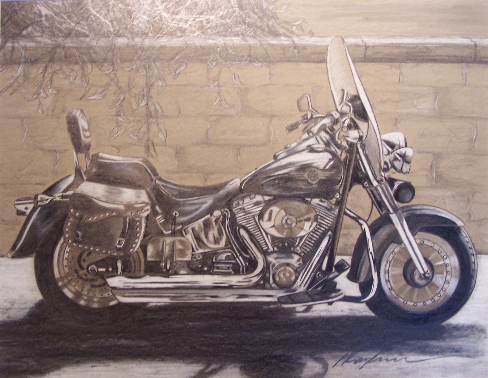 Artwork of Matt Kaufman Artwork of Motorcycles