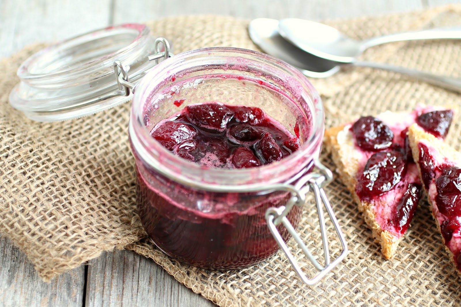 Hungry Couple Homemade Cherry Preserves