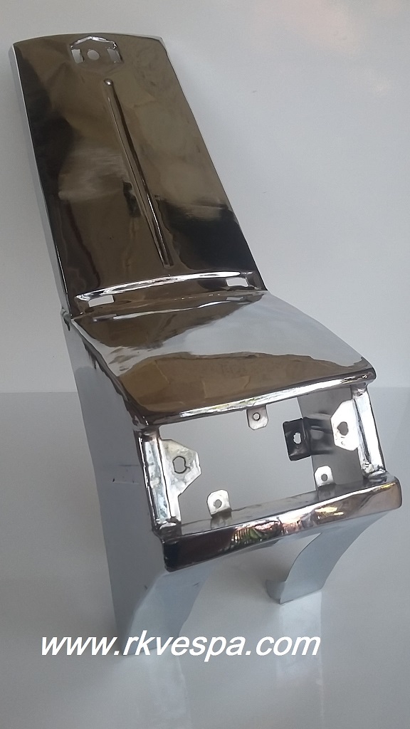 Rk Vespa Horn Cover Sartan Chrome